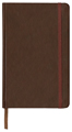 Brown faux leather planner