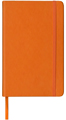 Orange faux leather planner